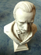 Büste Figur Statue Deko: Richard Wagner (als junger Mann), 285 mm, Gips