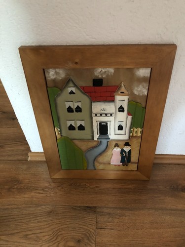 Holz wand bild - d,