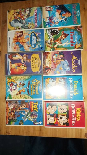 Walt disney vhs kassetten - walt,