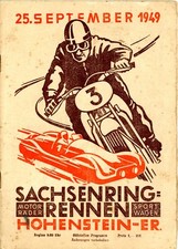 Rennprogramm SACHSENRING
