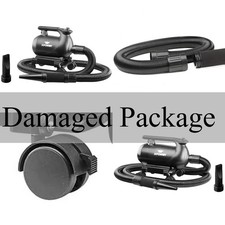 XPOWER Black Professional Car Dryer Blower & Mobile Dock wheels（Damaged Package)
