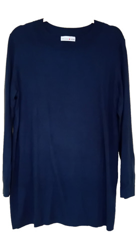 Marineblauer longpullover - marineblauer, longpullover+++