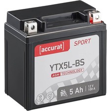 Motorradbatterie YTX5L-BS AGM