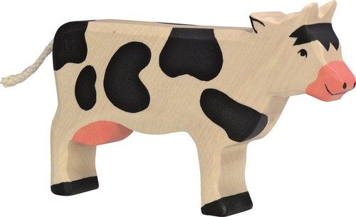 Holztiger kuh aus - kuh, holz