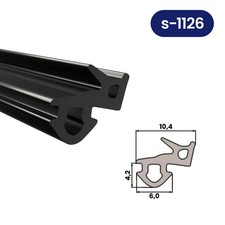 EPDM Dichtung 1 - 100 Meter Gummidichtung Fensterdichtung schwarz