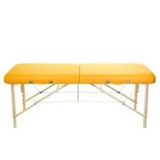 3 ZONEN MOBILE MASSAGELIEGE INKL.TASCHE LIEGE MASSAGEBANK KLAPPBAR GELB