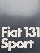 2 Fiat 131 Sport Prospekte von