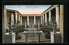 Pompei, Domus Vettiorum, Veduta del Peristilio, Ansichtskarte 