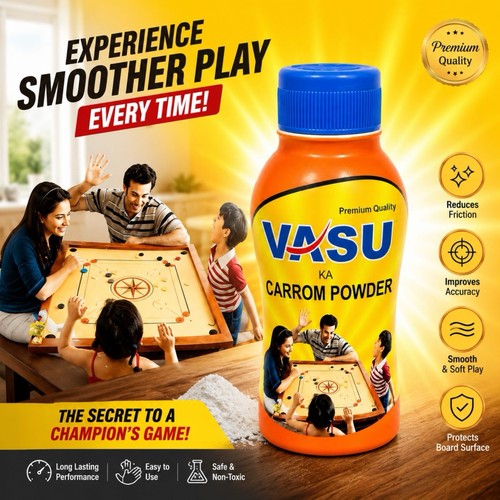 Vasu boric carrom - carrom, pulver