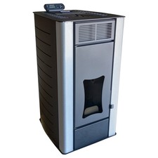 Pelletofen wasserführend Pelletheizung Pelletkamin 18kW bis 300m³ Pellet Heizung