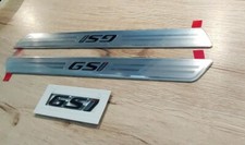 Opel GSI Einstiegsleisten 37x410mm GM 39118705 + GSI Emblem GM 39111536