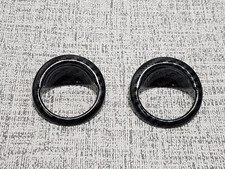 FIAT + 500 ABARTH NEU CARBON EFFEKT 2 X FENSTERSCHALTER RINGABDECKUNGEN 595 695