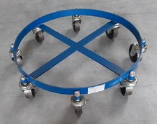 Denios Fassroller HD, Tragkraft 500kg, für 200 L Fass - 6 Stück