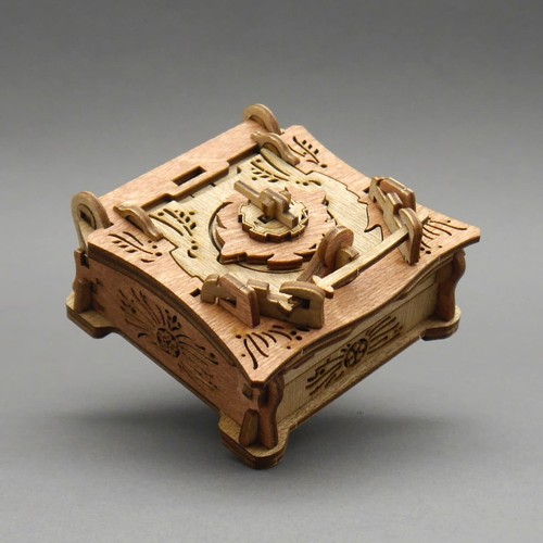 Samurai puzzle box - samurai,