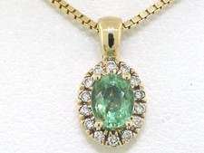 Paraiba Turmalin Anhänger 585 Gelbgold 14Kt  natürlicher Turmalin  16 Brillanten