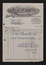 LAUENFÖRDE, Rechnung 1937, Herlag Holzwaren-Fabrik AG Stühle Möbel