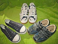 AUCH EINZELN! 3 Paar Jungen 28/29 (schmaler Fuß), Sport-Schuhe Sneakers Herbst