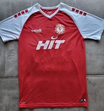 SC FORTUNA KÖLN TRIKOT #25 HÖLSCHER ROT WEISS Gr. M CAPELLI SPORT FUSSBALL SHIRT