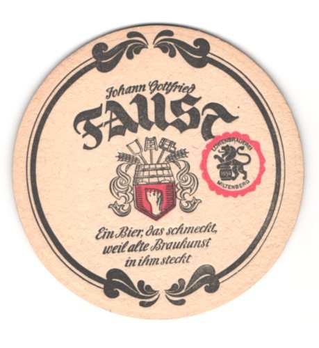Bierdeckel miltenberg - bierdeckel,