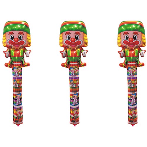 Folienballon clown helium - 3x,
