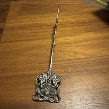 Sehr schöne Zuckerzange Rosendekor Hildesheimer Rose - 800er Silber!