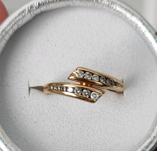 750 gold ring mit 32ct - ring, 0