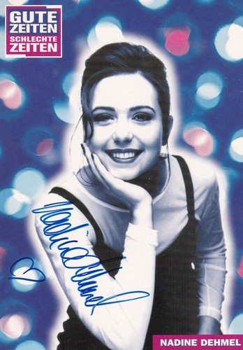 Autogramm nadine dehmel - -,