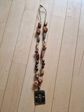 Modeschmuck Kette Brauntöne