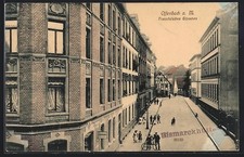 Ansichtskarte Offenbach a. M., Blick ins Französische Gässchen 