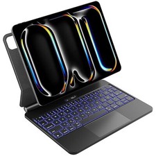 Inateck Magic Keyboard iPad Pro 11 2024 M4 Hülle mit Tastatur Trackpad QWERTZ