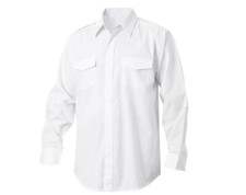 Feuerwehr  THW DRK Diensthemd weiß 1/1 Arm Gr. S