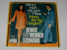 Single 7" Renate und Werner Leismann: Nimm mich mit nach Haus - 1967