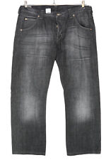 Lee Flint Herren Jeans Hose W34 L28 34/28 schwarz stonewashed gerade Denim J3972