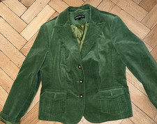 grüner Samtblazer , Gr. 44