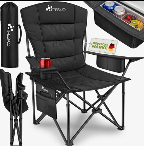 Tresko campingstuhl klappbar - campingstuhl,