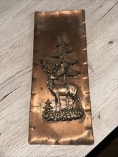 Kupferbild 50er Jahre Hirsch