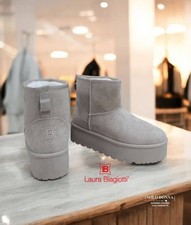 LAURA BIAGIOTTI DAMEN STIEFELETTEN BEIGE 9267 PLATEAU STIEFELETTE HOHE SOHLE