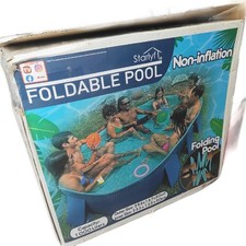 INDUSTEX Planschbecken Kinderpool Hundepool Foldable Pool Abnehmbar Sommerurlaub