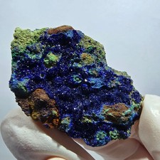 Seltene Azurit, Malachit auf