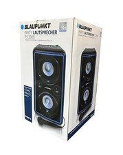 BLAUPUNKT PS 2000 Mobile PA Sound Anlage mit Akku & Lichteffekten  Bluetooth So