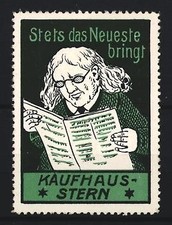 Reklamemarke kaufhaus stern - reklamemarke,