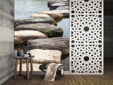 3D Stein Straße Q5922 Tapete