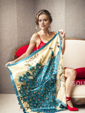 Seide Beige Seidentuch Sommer