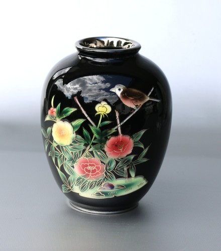 Japan cloisonné vase - japan., cloisonné-vase