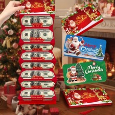 Folding Christmas Money or