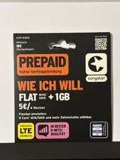 Congstar Prepaid SIM Karte
