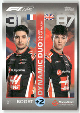 Topps F1 Turbo Attax 2025 Formel 1 No. 69 Esteban Ocon Oliver Bearman Duo