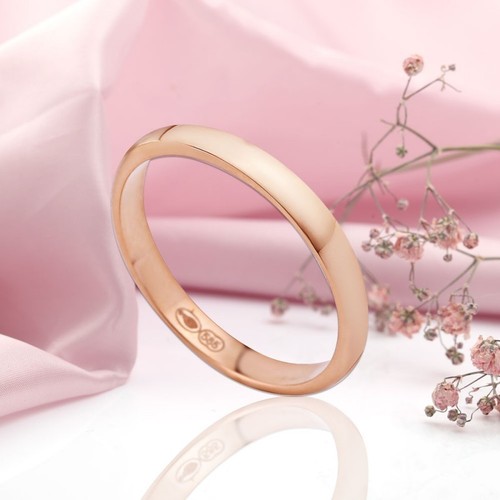 Rose gold 585 goldehering - rose,