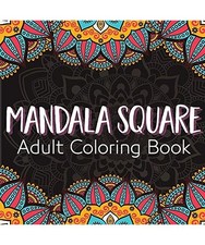 Mandala Square Adult Coloring