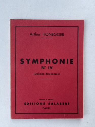 Noten honegger symphonie - .,
